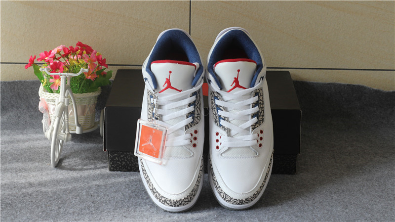 Air Jordan III 3 OG True Blue White Nike Back